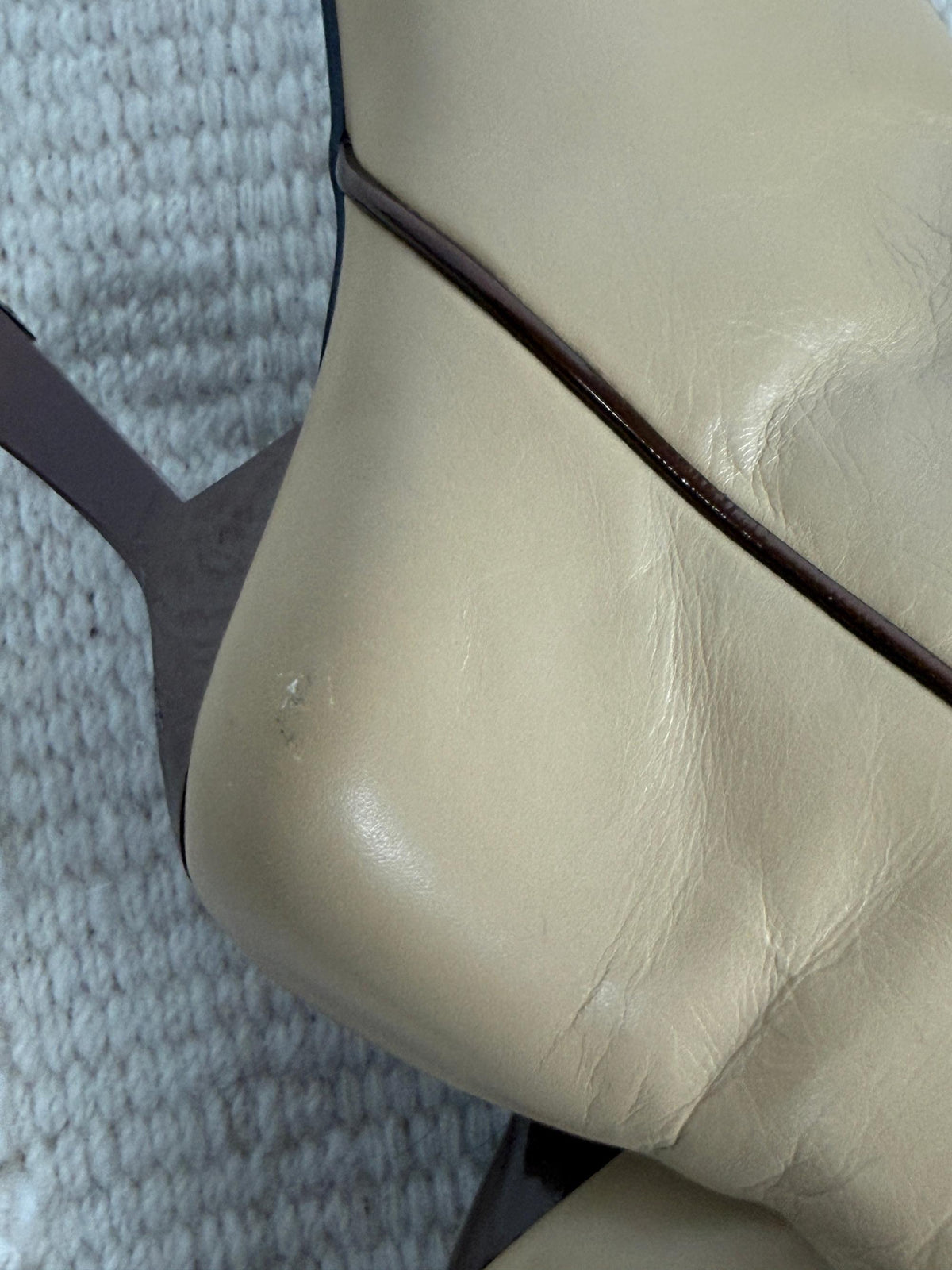 Hohe Stiefel aus Glattleder mit Felldetail-MCM-Dear Berlin