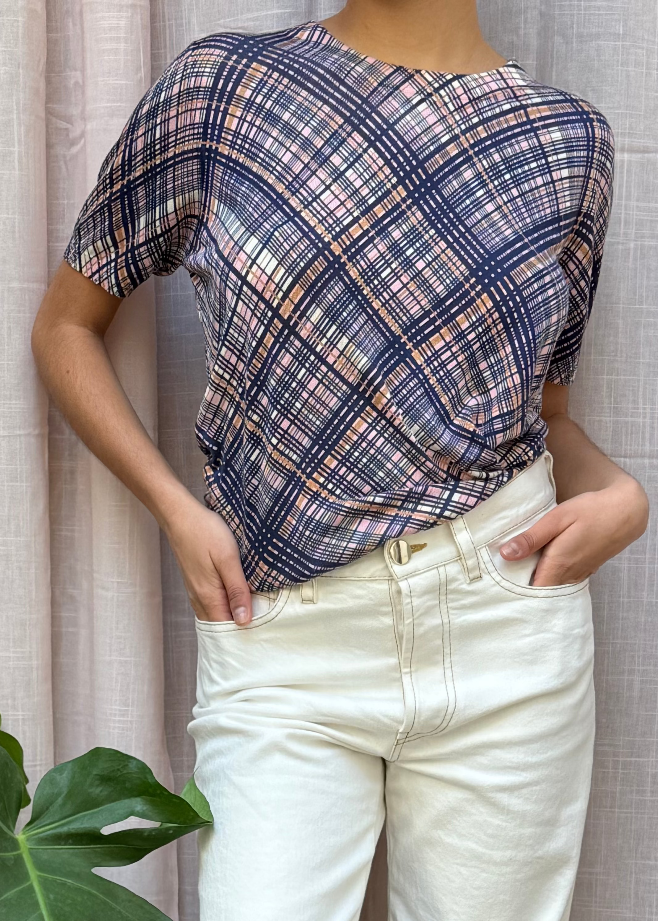 prada silk t-shirt