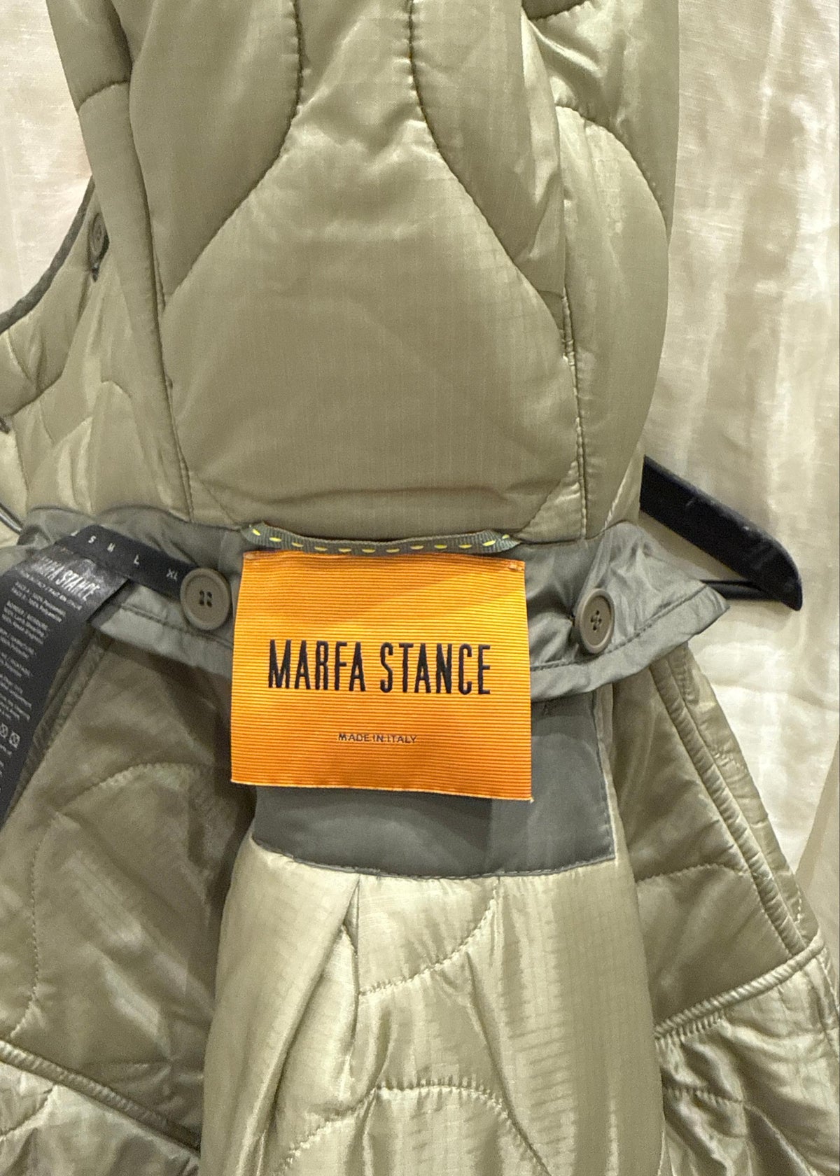 Marfa Stance Signature Cropped Quilt Olive & Soft Peach Second Hand – Dear Berlin